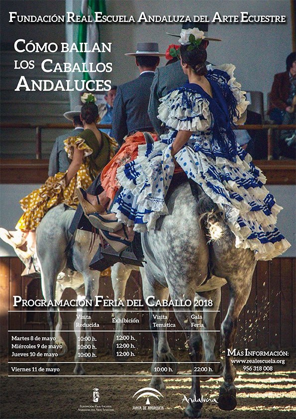 RealEscuela's tweet photo. ¿Vienes a Jerez a disfrutar de su feria del caballo? Pues recuerda reservar en tu agenda que tienes que venir a disfrutar del espectáculo 'Cómo Bailan los Caballos Andaluces' Más información y compra de entradas en https://t.co/DQ7tt8rWkM https://t.co/uqkwW4n20r