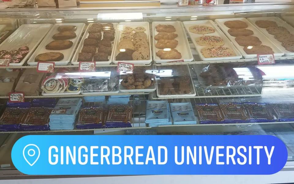 GingerbreadU's tweet photo. Come on down to Gingerbread University for some delicious cookies! Open until 4pm today!!
#thingstodo #cookies #yum #dessert #fun #spring #summer #gingerbread https://t.co/WLaW3MfVsn