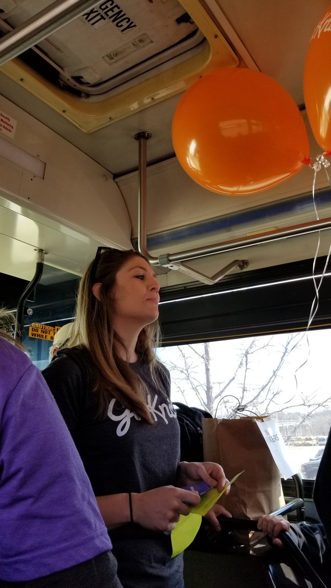 hoffmann79's tweet image. Getting the lowdown from our @GetKnitEvents bus attendant and getting rolling for #BrewsandBuses WHOOT!