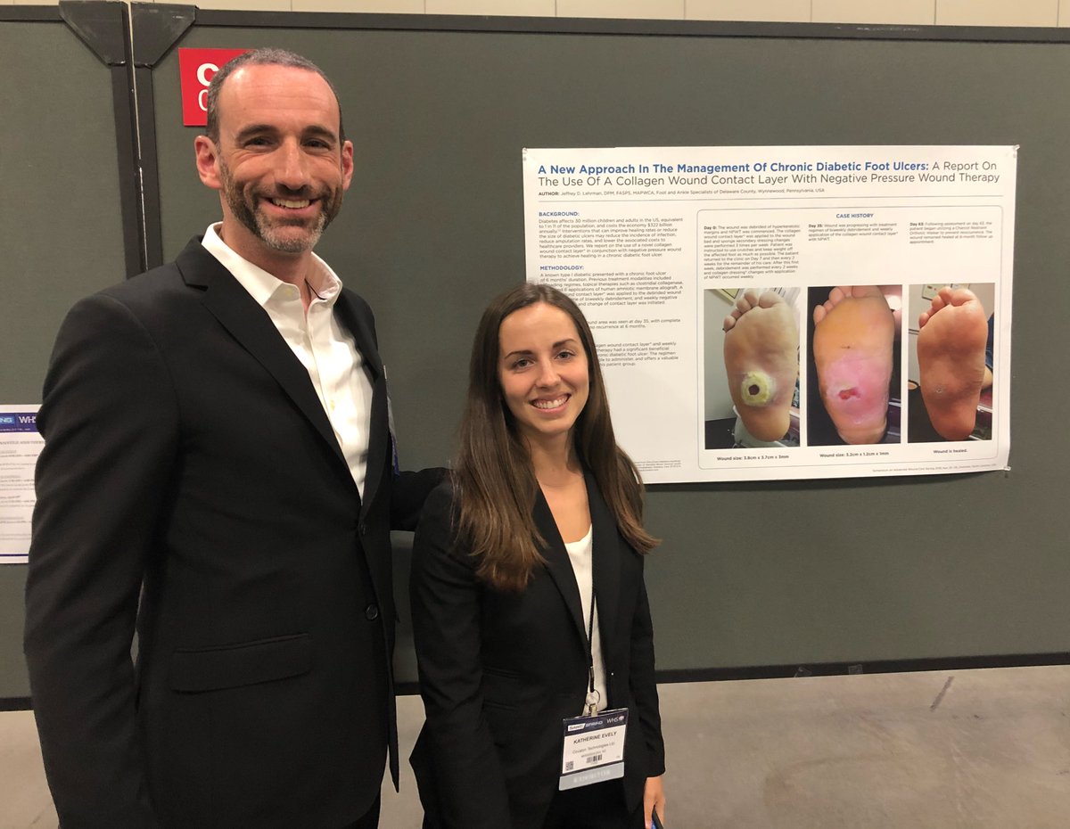 DrLehrman's tweet photo. Thank you to Katherine Evely of @Covalon for working on this @SAWCMeeting poster with me!  #SAWCSpring #SAWCSpring2018 #WoundCare #WoundHealing https://t.co/kclfUT86hh
