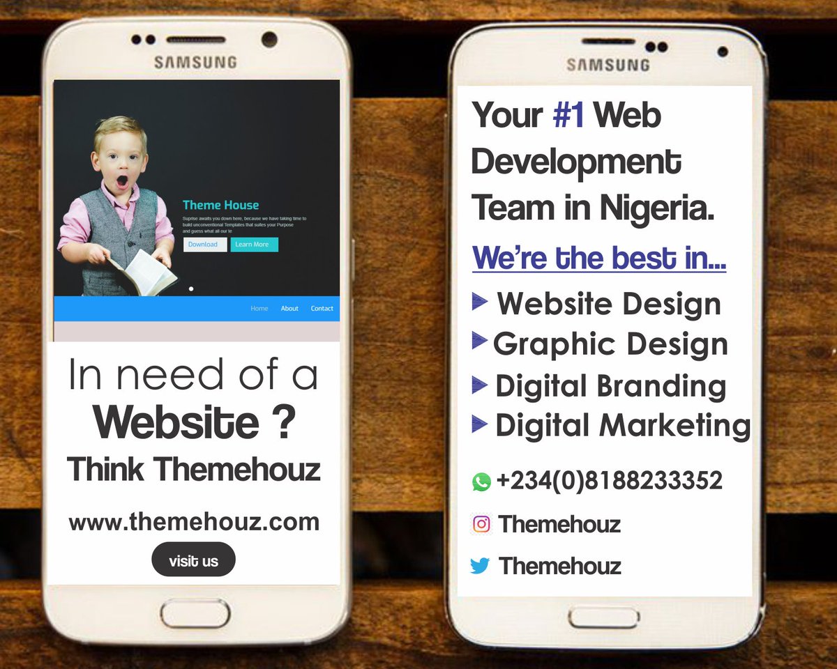 Iam_sampius's tweet image. Hello world... We build any kind of Website you think of, for Banks, Industries, Companies, Churches, Schools, Hospitals, Music Firms, etc...
Just name it and we&apos;ll deliver it excellently...
#Webdevelopment #GraphicDesign #digitalmarketing2018 themehouz.com