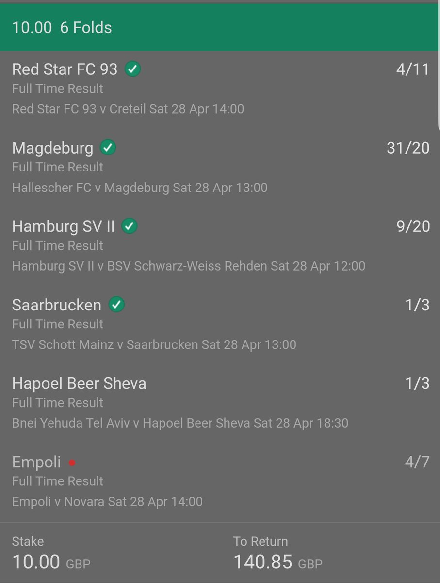 Topdrawertips_'s tweet photo. Feeling very unlucky this afternoon.... π€π€π€ Sometimes its just not meant to be!
#unlucky #soclose #tipster #topdrawertips #football #soccer #gambleaware #tipster #gambleaware #gambleresponsibly #soccer https://t.co/0x9WQjZHi3