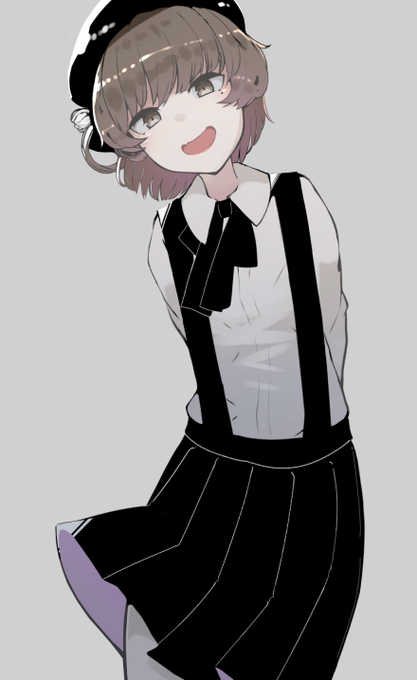 もしかして傾けない方が見栄え良い…?
#鳩羽つぐ 