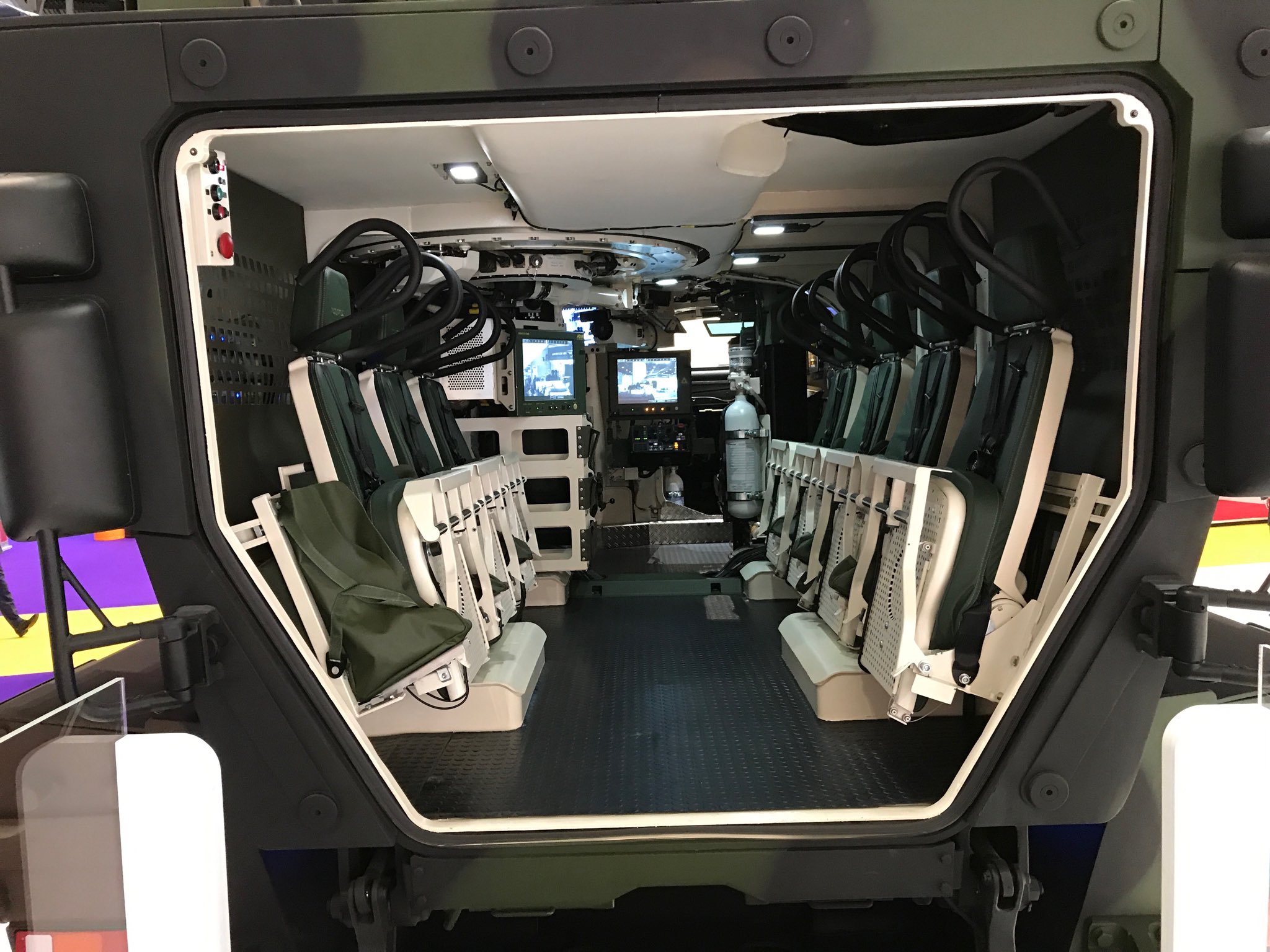 Nicholas Drummond on Twitter: "View inside crew compartment of GTK