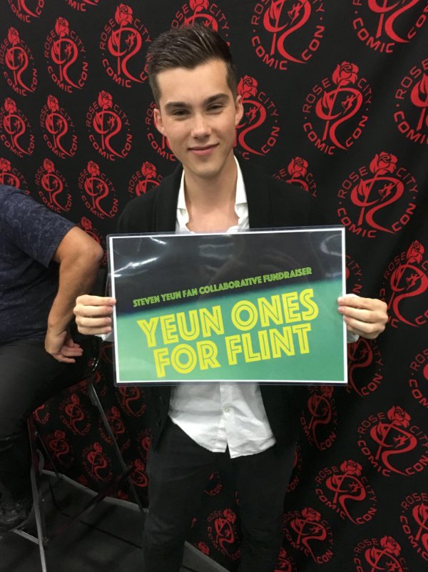 yeunones's tweet photo. After a year of hard work across multiple platforms its time to end the fundraiser for the Flint Response Fund of the Food Bank of Eastern Michigan. Many thanks to @mingchen37 &amp; @JeremyShada for helping. Proud to have raised nearly $750. https://t.co/WkPZAiBFIJ @steveyeun https://t.co/VQ0Fa4S3Kf