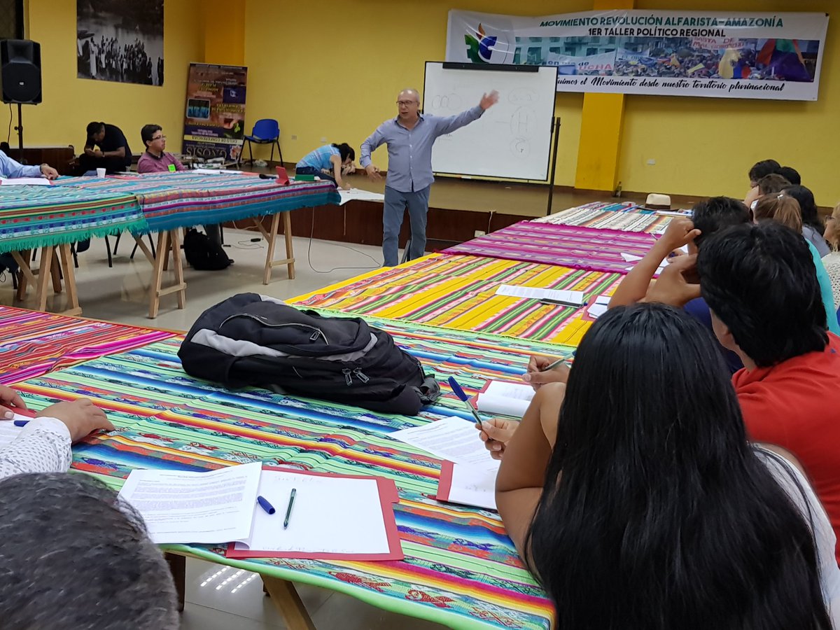 cviterigualinga's tweet photo. Gracias @OrlandoPerezEC por tu valiosa contribución al Taller Regional del Movimiento Revolución Alfarista-Amazonía https://t.co/K0duqqJYsS