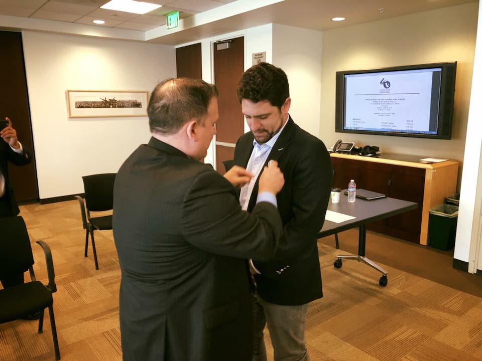 We are excited to announce the installation of our new Legal Counsel, Gabriel S. García - Senior Counsel at <a href="/BuchalterLaw/">Buchalter</a>. Thank you Hon. Leonard Garcia, former CHCC Legal Counsel, for installing Mr. García. #cavoice #cahispanic