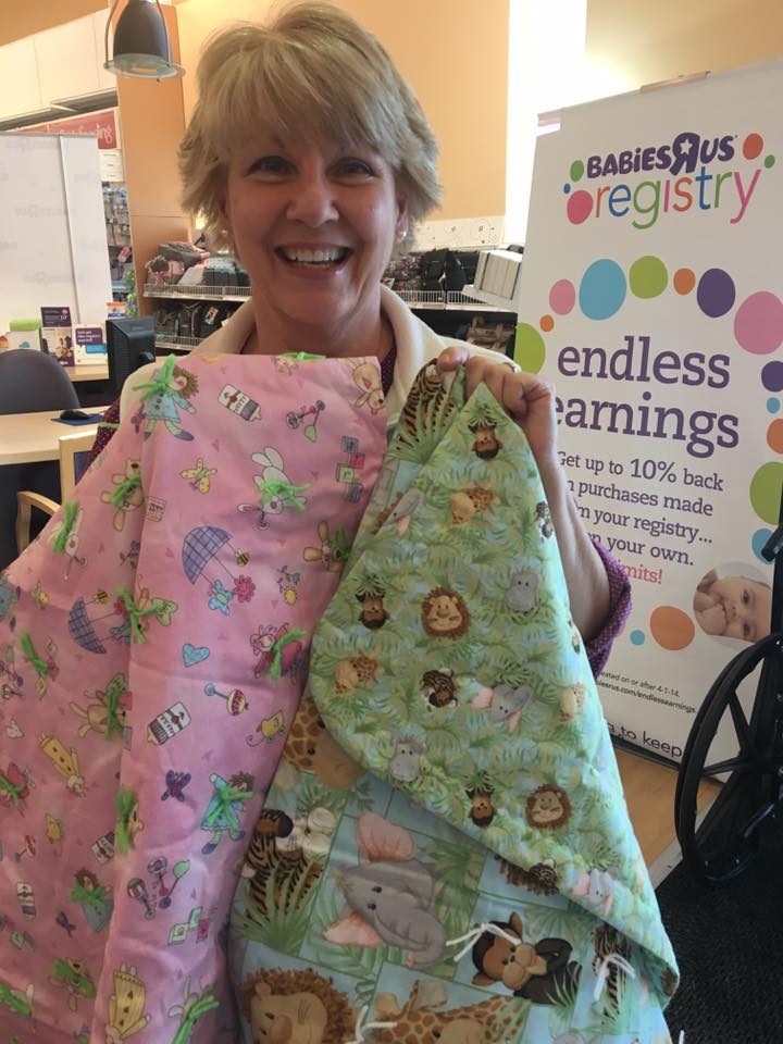 OperationBandB's tweet photo. We love donations of homemade blankets, bibs, quilt's, booties etc.  If you'd like to donate please reach out to us! https://t.co/wANeDzyH2f