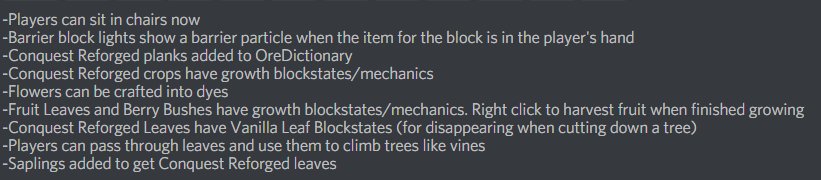 The moment we have all been waiting for has finally arrived! Conquest Reforged 1.12.2 is now available to for download through the launcher and curseforge! Check out discord for more downloads and information!