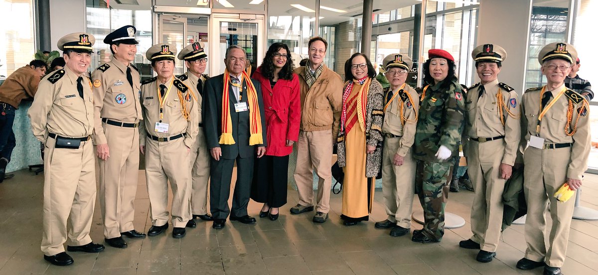 iamIqraKhalid's tweet photo. Honoured to attend “Thank you Canada and Journey to Freedom Day” flag raising ceremony with the dynamic Vietnamese-Canadian community marking appreciation for Canada for accepting the first wave of refugees. Great to be with colleagues from all levels of government https://t.co/8GhPya9PQH