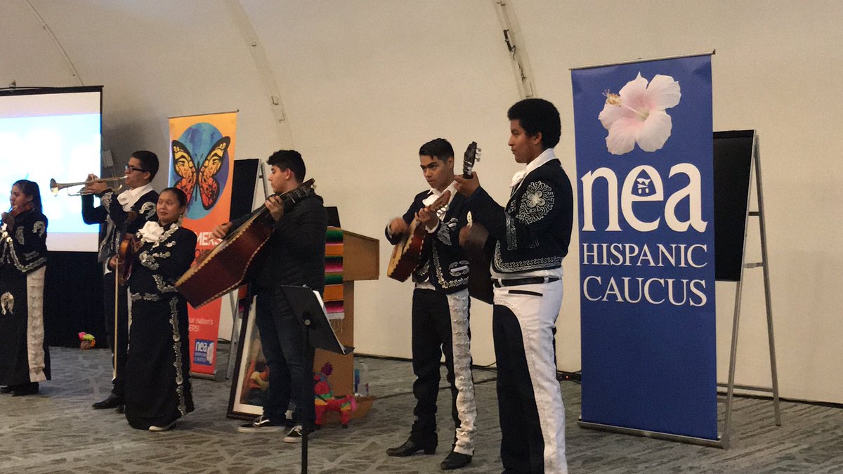 svcoqui's tweet photo. @NEAToday Hispanic Caucus https://t.co/w97JIGk1bM