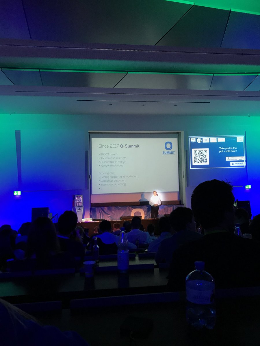 Almost time to say goodbye. Last event: pitch battle #qsummit2018