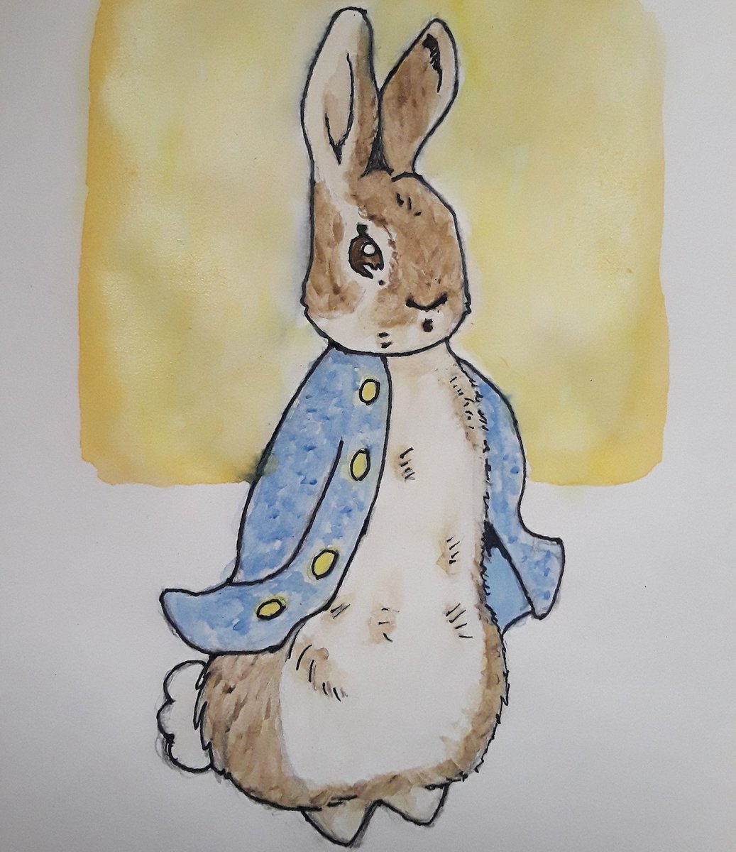 My #PeterRabbitMovie #FANART with water colors.
.
.
#BEATRIXPOTTER #amreading #books #bookstagram #bunny #Watercolor #art #paintings #April #April28 #ChildrensBooks #Illustrations #illustrate #PeterRabbitBrigade #inspire #ArtLovers #animals #cute #rabbit #children #Painter