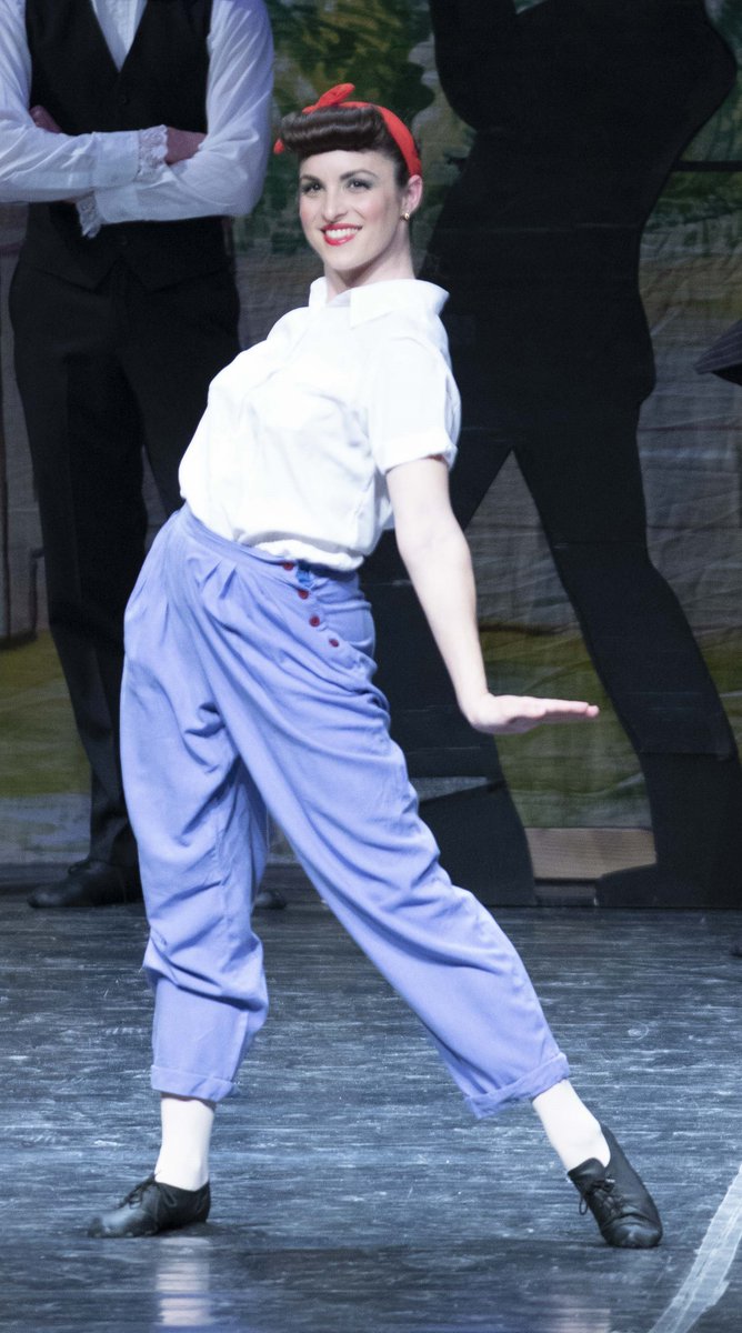 DancePrism's tweet image. The sassy ladies of the Jitterbug in VARIATIONS ON MAKE WAY FOR DUCKLINGS #DPDucklings #1ShowLeft [Photos by Warren Bailey] @tiancaflop