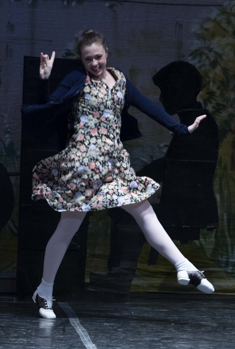 DancePrism's tweet image. The sassy ladies of the Jitterbug in VARIATIONS ON MAKE WAY FOR DUCKLINGS #DPDucklings #1ShowLeft [Photos by Warren Bailey] @tiancaflop