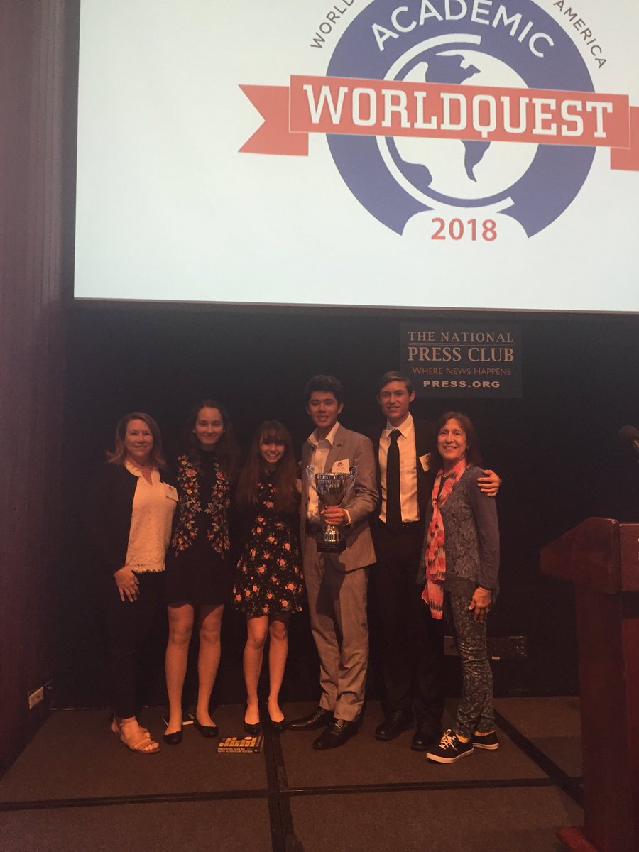 MrMazet's tweet photo. Your WorldQuest National - Silver Medalist - #PDAztecPride taking over πΊπΈ @PDAztecArmy @PDHS_Historian @PDHS2018 https://t.co/EjSOSlXxSa