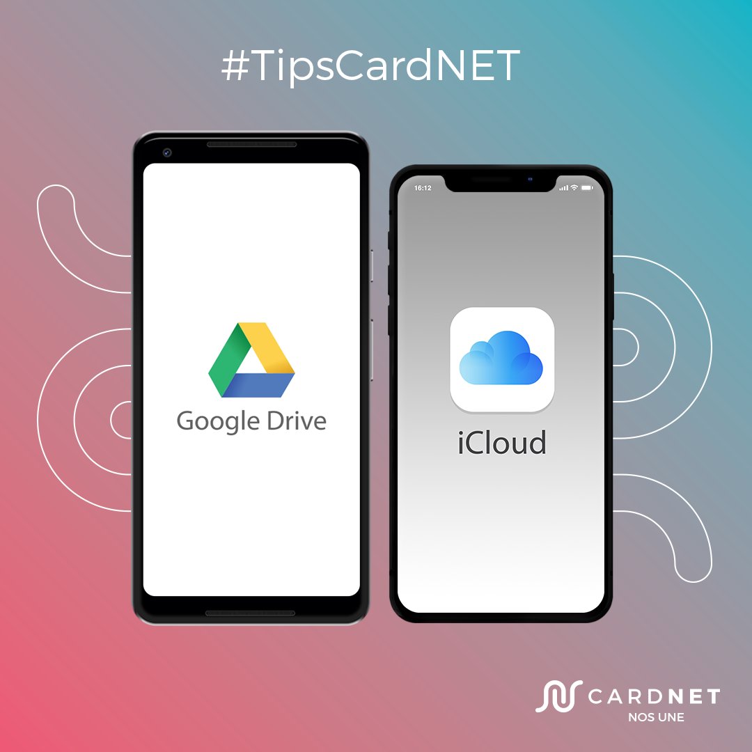 CardNETRD's tweet photo. #TipsCardNET 💡 Herramientas como #GoogleDrive y #iCloud, te ayudan a conservar informaciones que ocupan mucho espacio, con la facilidad de que puedes acceder a ella desde cualquier lugar 🗃️ ¿Cuál utilizas tu? #cardnetnosune https://t.co/vpdt6qUL7b