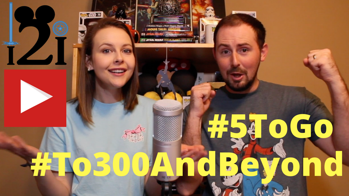 i2iDisney's tweet image. It's crunch time! Only 3 days left to reach our goal of 300 subscribers by May 1st. We are so close at 295! Thank you to everyone who has subbed and shared this so far. #To300AndBeyond #5ToGo

youtube.com/channel/UCmi7k…