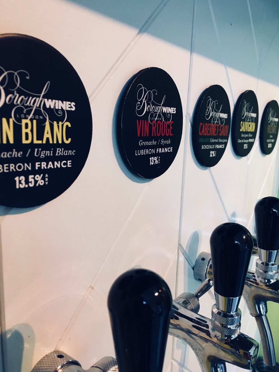 BoroughWines_TG's tweet photo. Our refill taps are full and ready to rock #Chiswick in our #WineBar or #Takeaway come and join us if you will #Iwillrefill #drinkbetter https://t.co/UFgJhWb5Z5