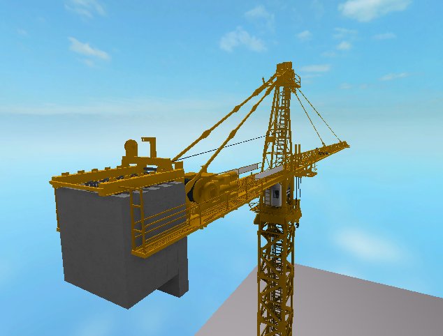 Chu On Twitter My Tower Crane Robloxdev Roblox -