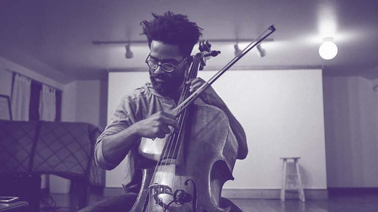 Join us TOMORROW for Movement Love with <a href="/okcello1/">OkCello</a>.
Okorie will be making allurements on cello, simulating sound from the womb; <a href="/MaggieBenoit/">Maggie Benoit</a> will be instructing a yoga class feeding off his work! 10:30-12:00pm Admission is $10 at the door. All money goes to collaborating artists.