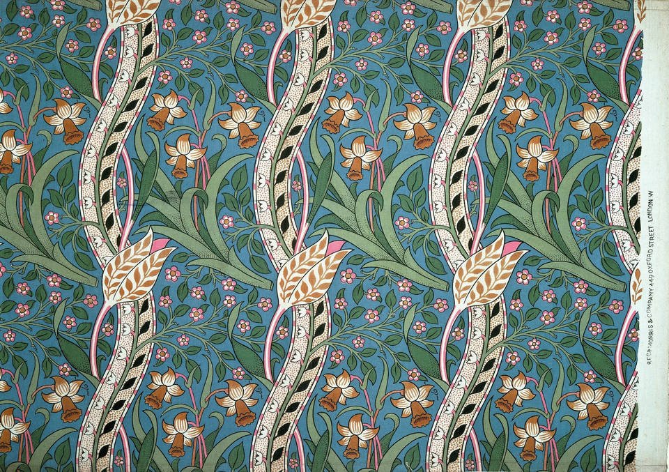 William Morris introduced a radical new naturalism into Victorian pattern design. A lot of designers were influenced by his work, explore some examples from our collections: goo.gl/gFP3HG
#NatureMW