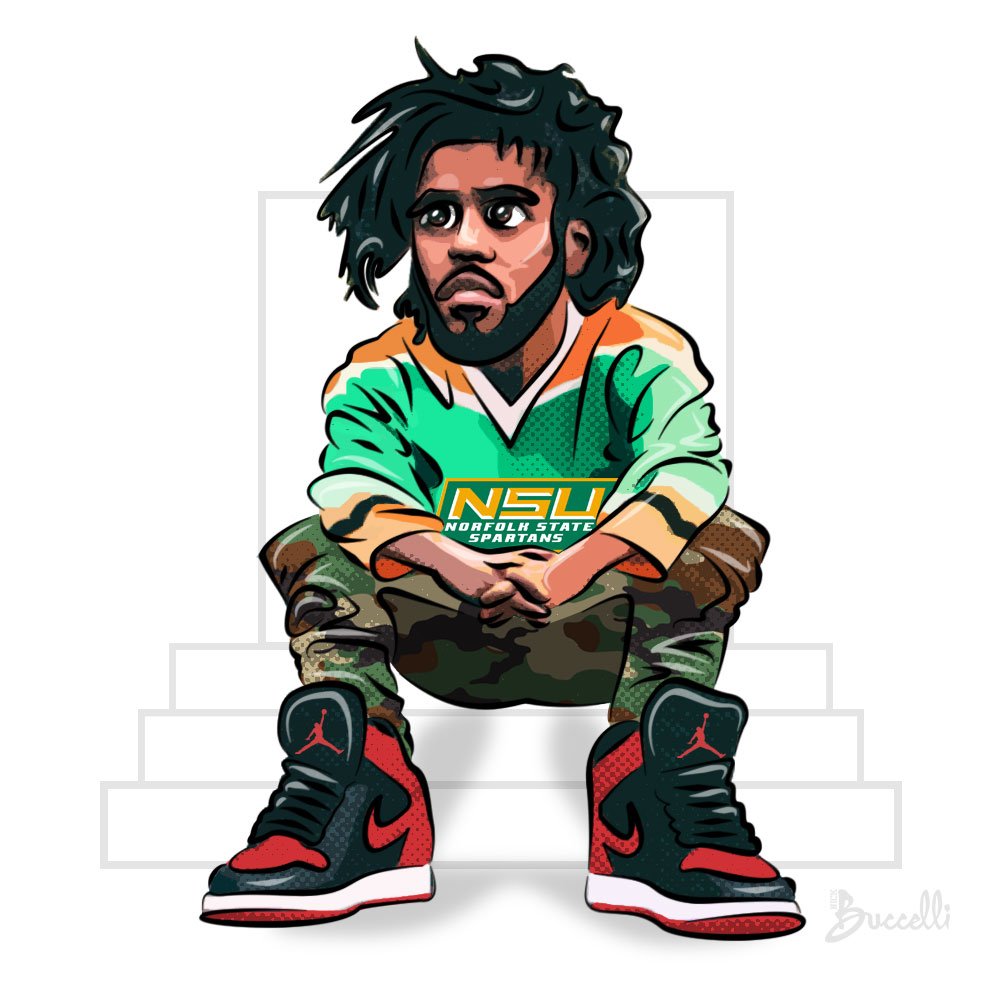 Nick Buccelli on Twitter: "J. Cole in Nike Jordan 1 sneakers! . . . #