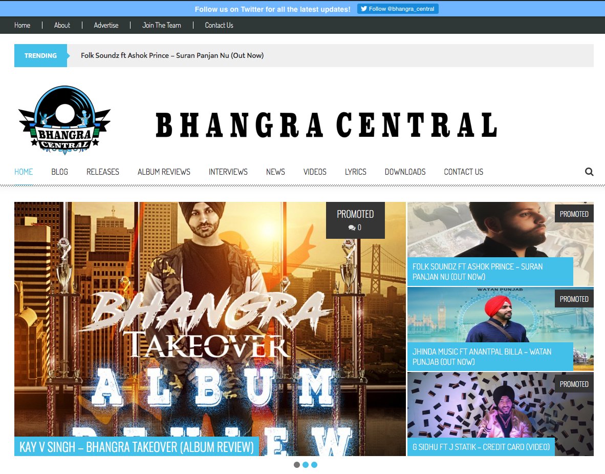 Check out our honest review of <a href="/KayVSingh/">Kay V Singh</a> new album 'Bhangra Takeover' - bhangracentral.com/kay-v-singh-bh… <a href="/EpicBhangra/">Epic Bhangra</a> #BhangraTakeover
