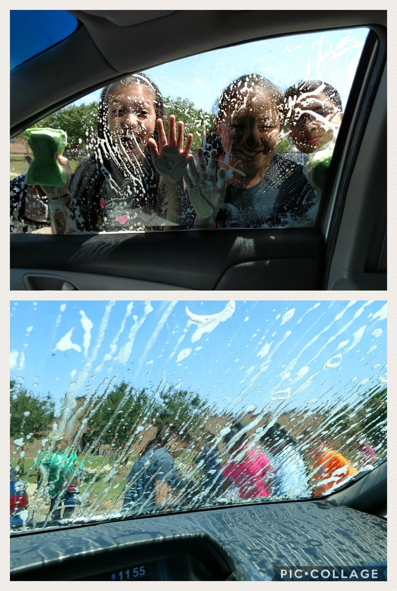 CME_Russell's tweet photo. Stopped by Colony Meadows Elementary for a quick car wash to support our NEHS kids @cmepto @AP_JackieBoyd @CME_Tigers https://t.co/yrJjovqFVN