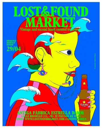 destinationbcn's tweet image. Take home something unique from Barcelona! The #llostandfoundmarket will be at the old Estrella Damm factory this Sunday. With bands, food stalls and a host of vintage treasures there's sure to be something to pique your interest.  lostfoundmarket.com/en/vintage-fab…