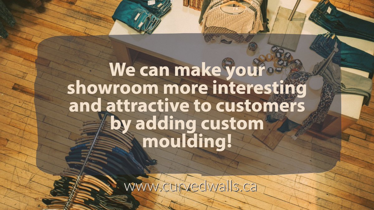 CurvedWalls's tweet photo. We can make your showroom more interesting and attractive to customers by adding custom moulding! https://t.co/oMQaf8SuvN https://t.co/LJ24pLaop6