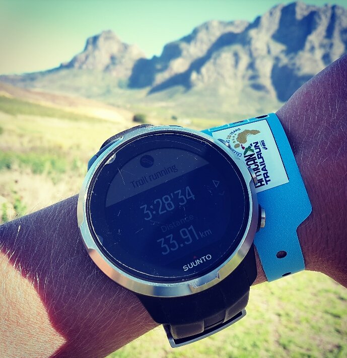 nicolette7g's tweet photo. The longest day of @runtheafricanx complete! Fun trails around @BoschendalWines and looking forward to more tomorrow! π @Suunto_Fitness #kway #suunto #nevarest #keyhealth #buttanutt https://t.co/M97cmzYqQ8