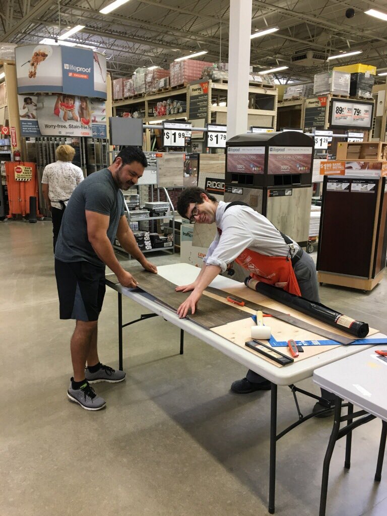 NicJude's tweet photo. Weekend Fun at the Kyle Home Depot @mlp814 @Jfey1J @guest_charles https://t.co/uyEZXPLAKg