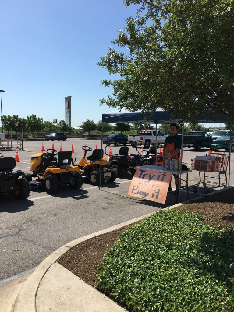 NicJude's tweet photo. Weekend Fun at the Kyle Home Depot @mlp814 @Jfey1J @guest_charles https://t.co/uyEZXPLAKg