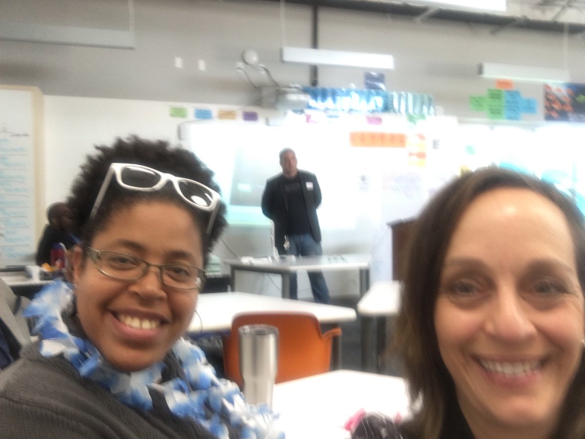 Ms. Robinson and Ms. Ladas at @beachcitiescue learning how to increase STEM opportunities at Wilson! #ProudtobeLBUSD #GDTBAB