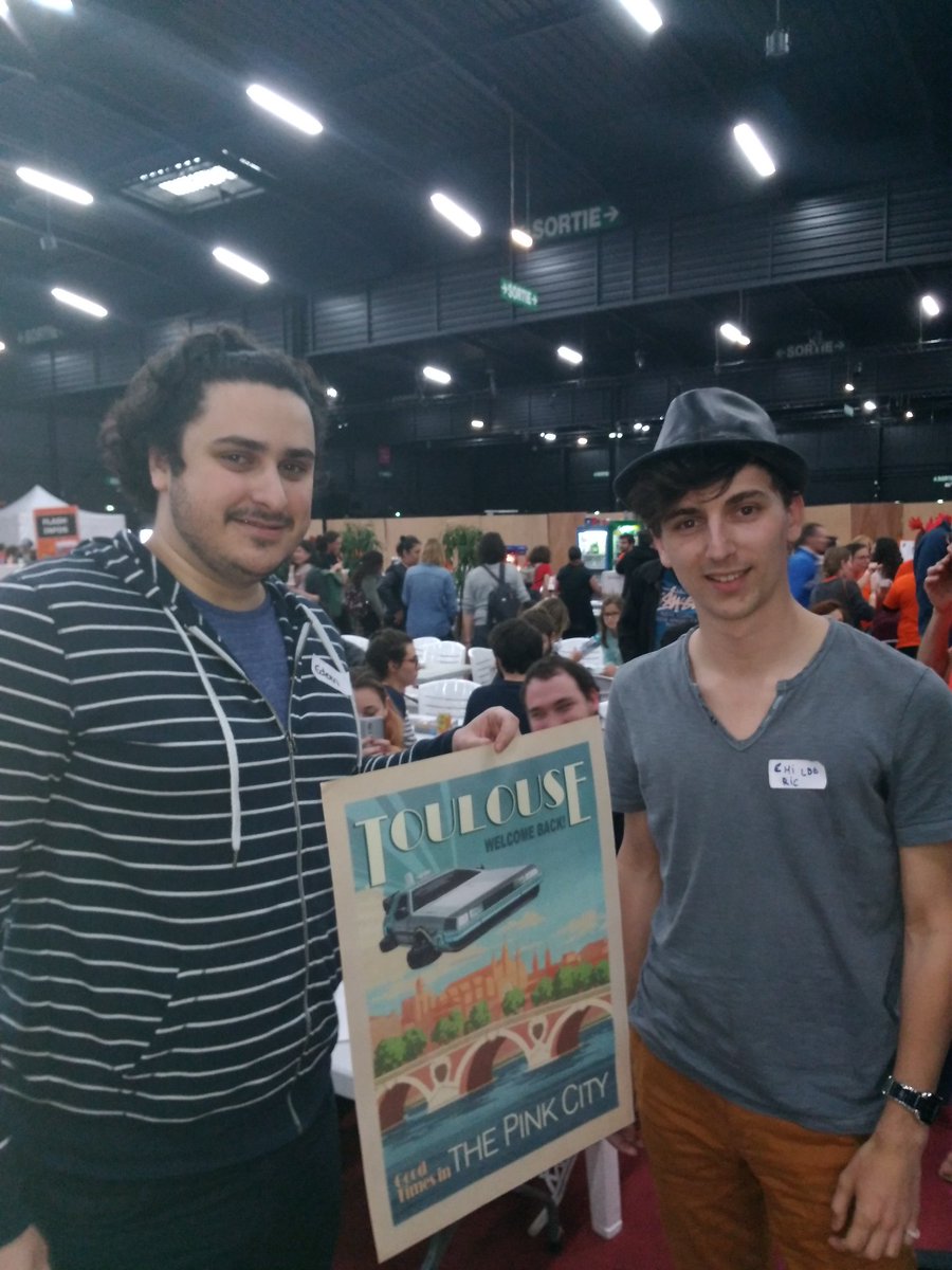 Bravo à Jeremy et Edern qui retient le welcom to à 40 joueurs ! #alchimie18