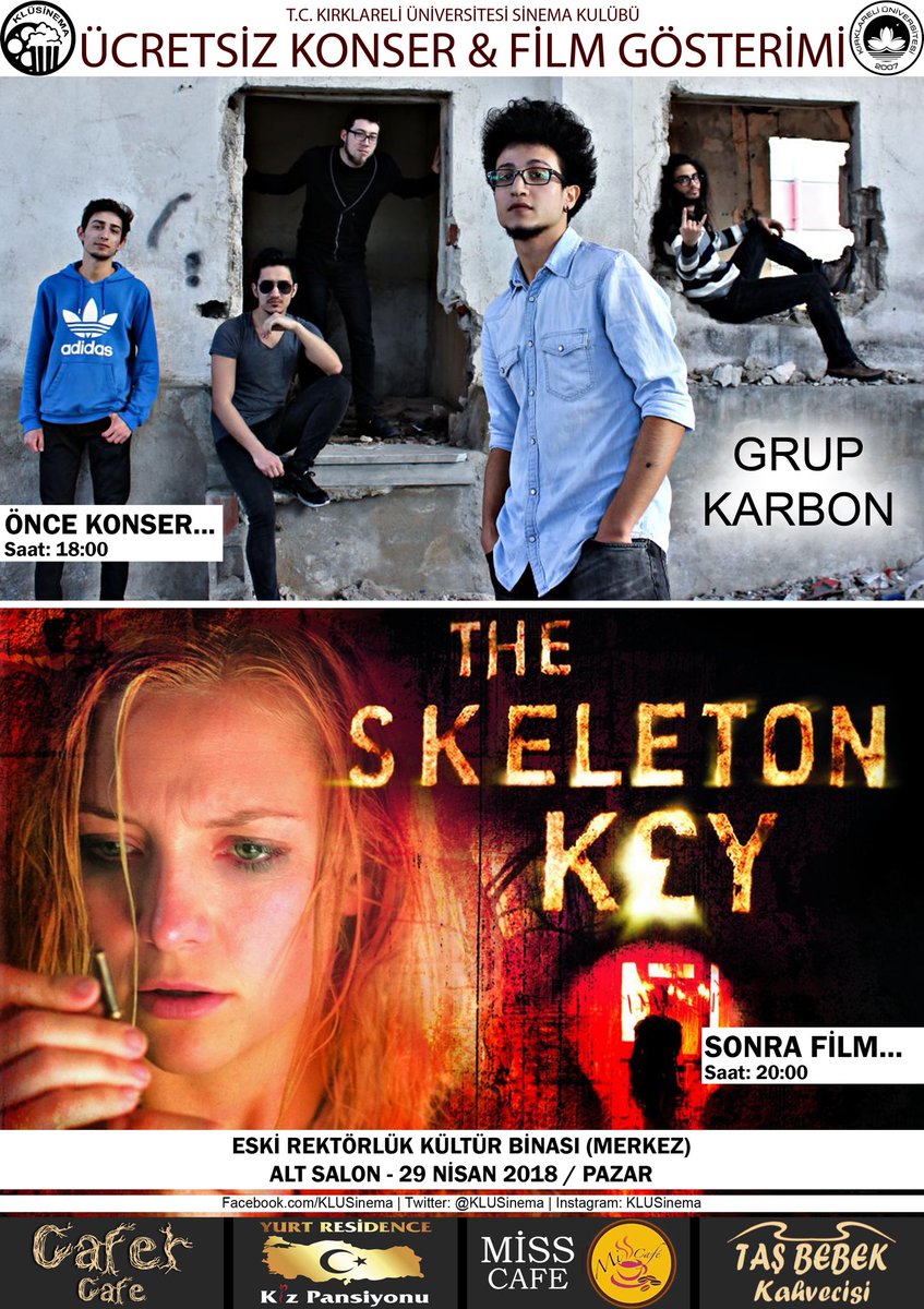 ETKİNLİĞİMİZ YOĞUN TALEP ÜZERİNE ÜST SALONA TAŞINDI! 🎸🎬