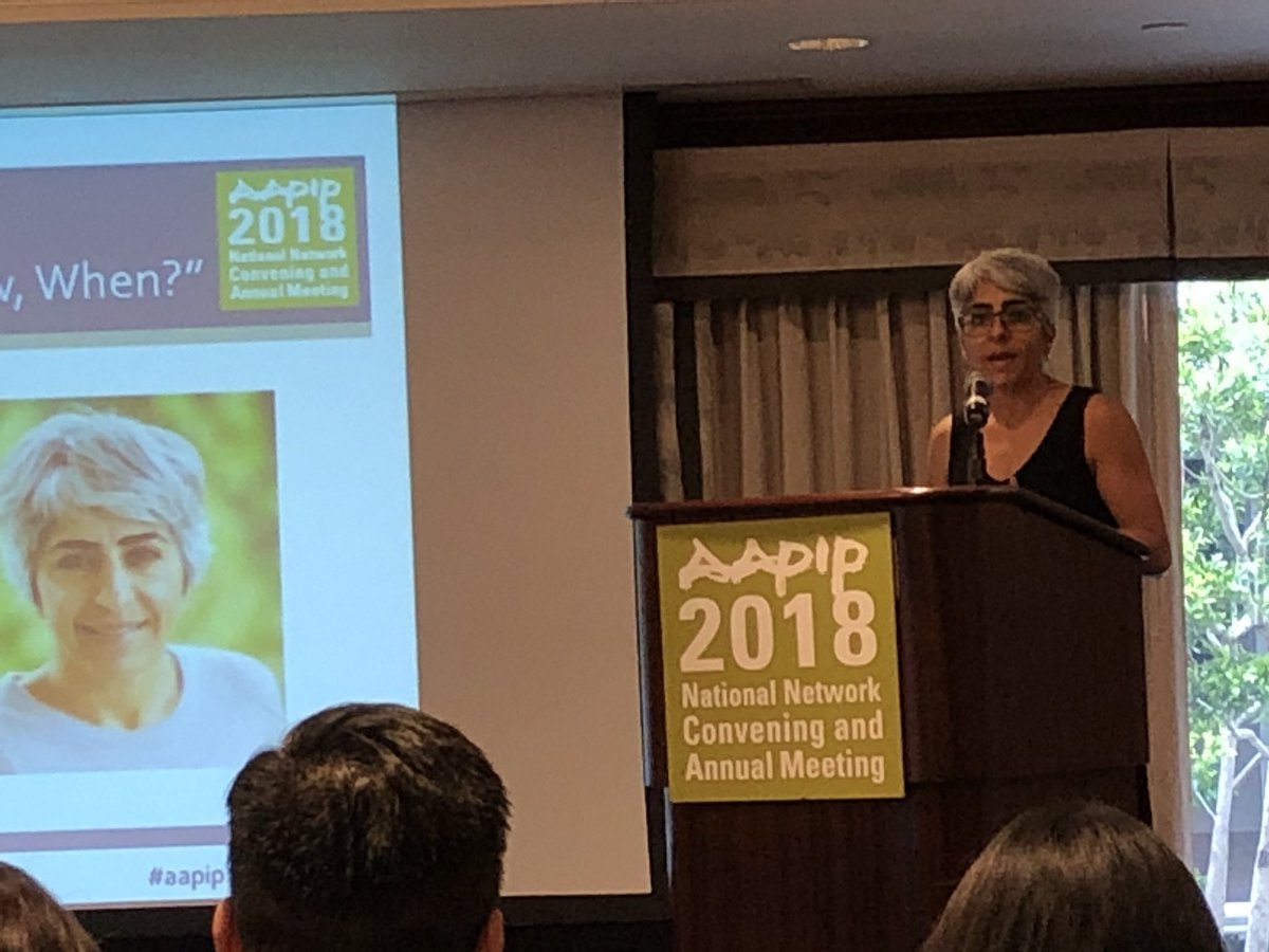 RogerNozaki's tweet photo. “We are always 20-30 years behind in having the resources follow the population growth” @kiranahuja_NW @aapip #aapip2018 https://t.co/PkM0PUkoA1