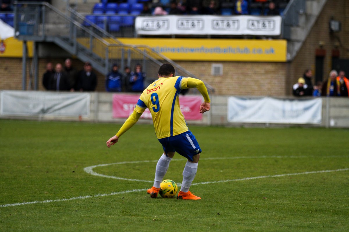 See you later defender and it's a hat-trick for <a href="/ElliottBuchs/">ElliottBuchs</a> as he bends it round the keeper to make it 4-2 to @StainesTownFC