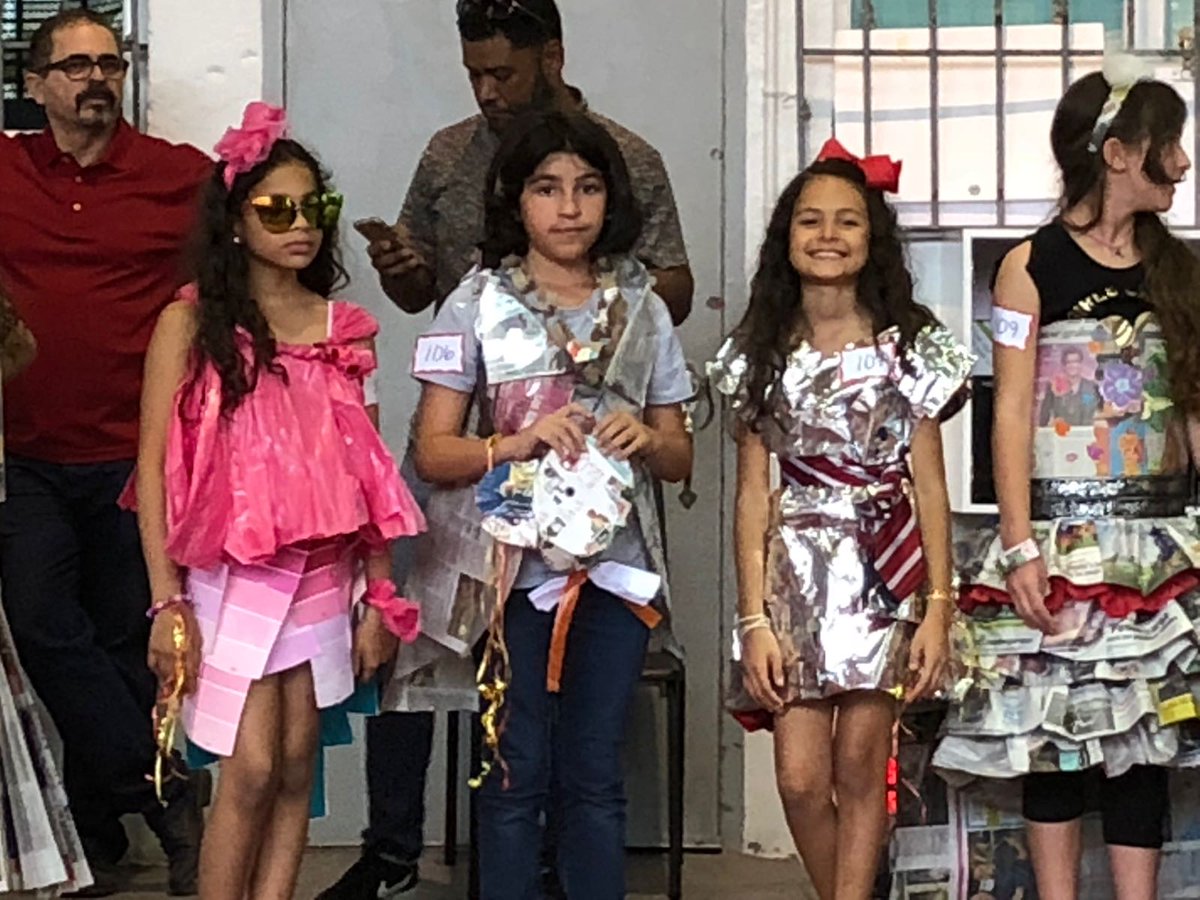 perpetuoangels's tweet photo. Celebrating Earth Day with a Fashion Show.  All of our outfits are made with recycled materials. #EarthDay18 https://t.co/L1LIar7x8z