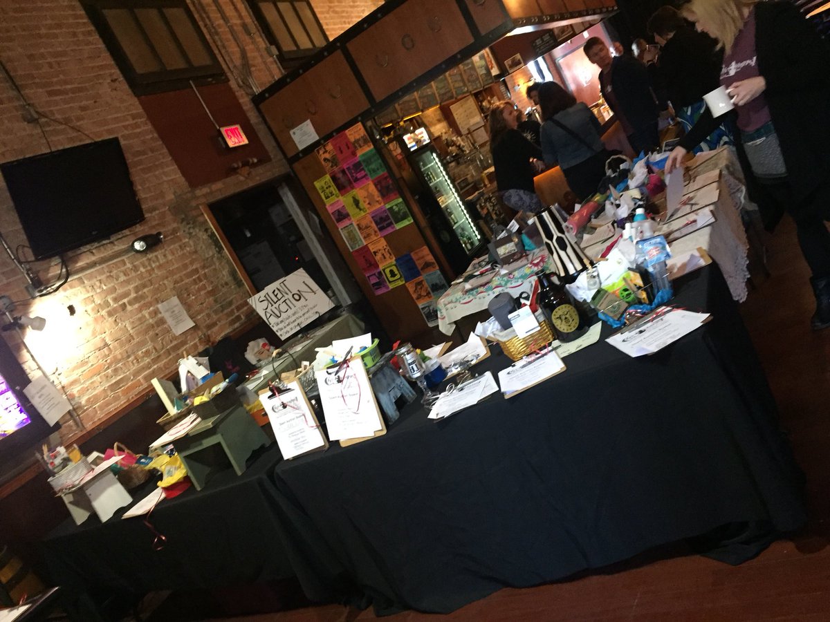 RapeCrisisDane's tweet photo. We’re at Cattywampus at the @HighNoonMadison until 4pm- crafts and silent auction and music and all to benefit @UnderdogPets and the RCC! We’ve got free magnets &amp; other swag! Come get one! $5 admission! https://t.co/HthLVBCUee