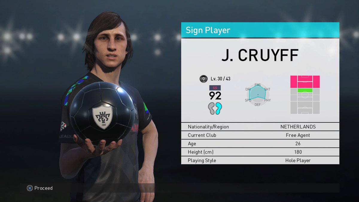 ItsED92's tweet photo. Got to spin my guranted legend agent today and got the man himself @officalpes #PES100 https://t.co/mwqBIM2LD7