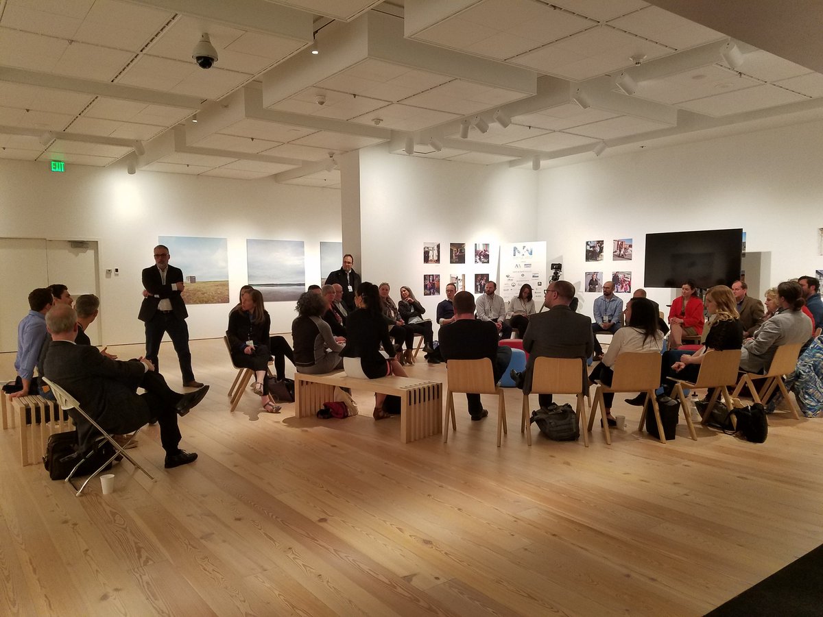 ionorth's tweet photo. Fishbowl discussions on innovation and resilience - energy, health, food, housing, climate @NxNFestival  #talkofthenorth @AnchorageMuseum https://t.co/6G5G6EmjT7