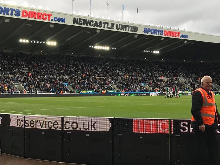 ITCServiceLtd's tweet photo. @ITCServiceLtd at #NUFCWBA with @ElevenSports and @NUFCEC ⚽️🖤 https://t.co/bMMeVSLxRq