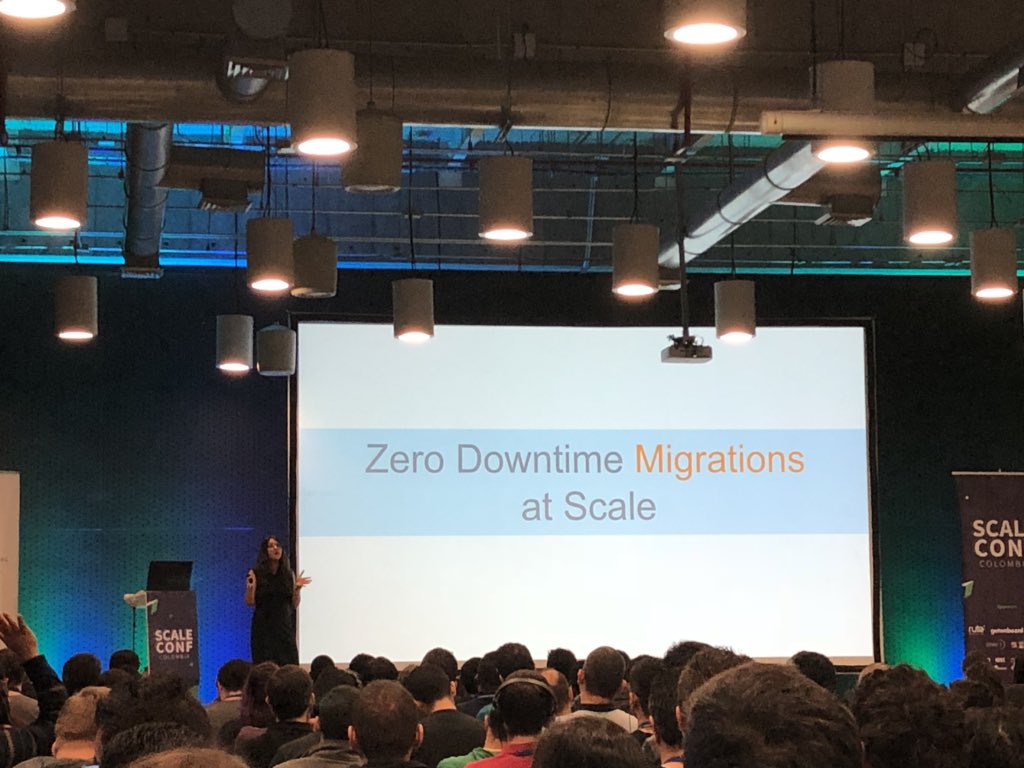 juliancamargo's tweet photo. Cool talk by @aysylu22 at @scaleconfco 👏👏👏 https://t.co/x9Mtt4XU3O