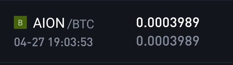 cryptotherapy79's tweet image. I had a feeling this little speck of Love was gonna roll today! $AION #AION  I added more last night as I watch her swing! $AION $ICX $WAN $DRGN