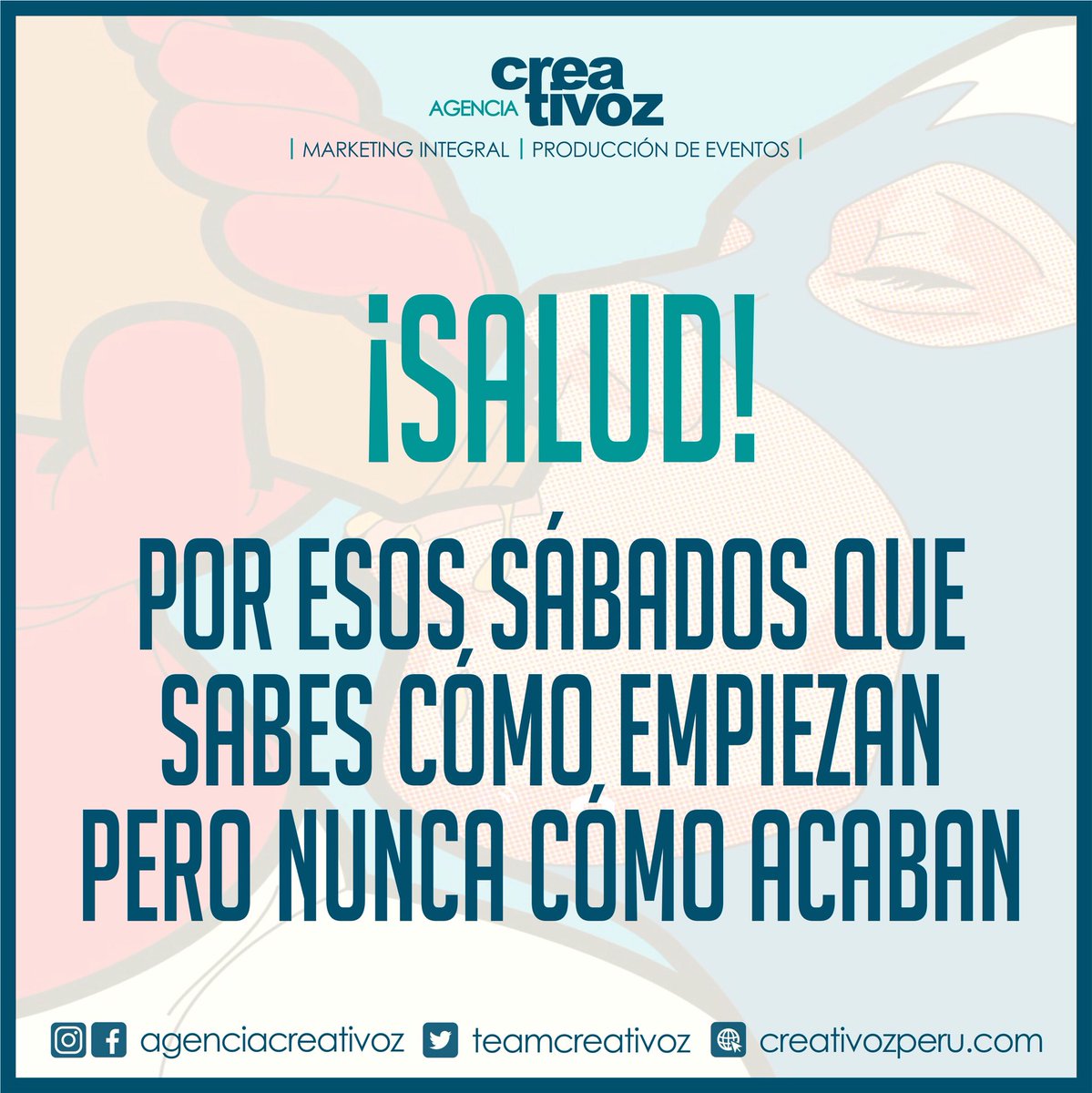 teamcreativoz's tweet photo. Buen finde gente 🍻 #TeamCreativoz https://t.co/I89aRntqbu