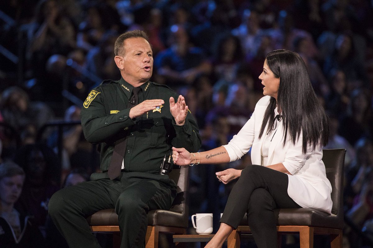DLoesch's tweet photo. This guy got a vote of NO CONFIDENCE last week 534-94 by his own Broward Sheriff's Office Deputies Association. Union Prez Jeff Bell said “He fails to listen to the membership and he wants to blame everybody else for his problems." Scott may remove him. https://t.co/9rTCStIyBb https://t.co/bxb368aO8J
