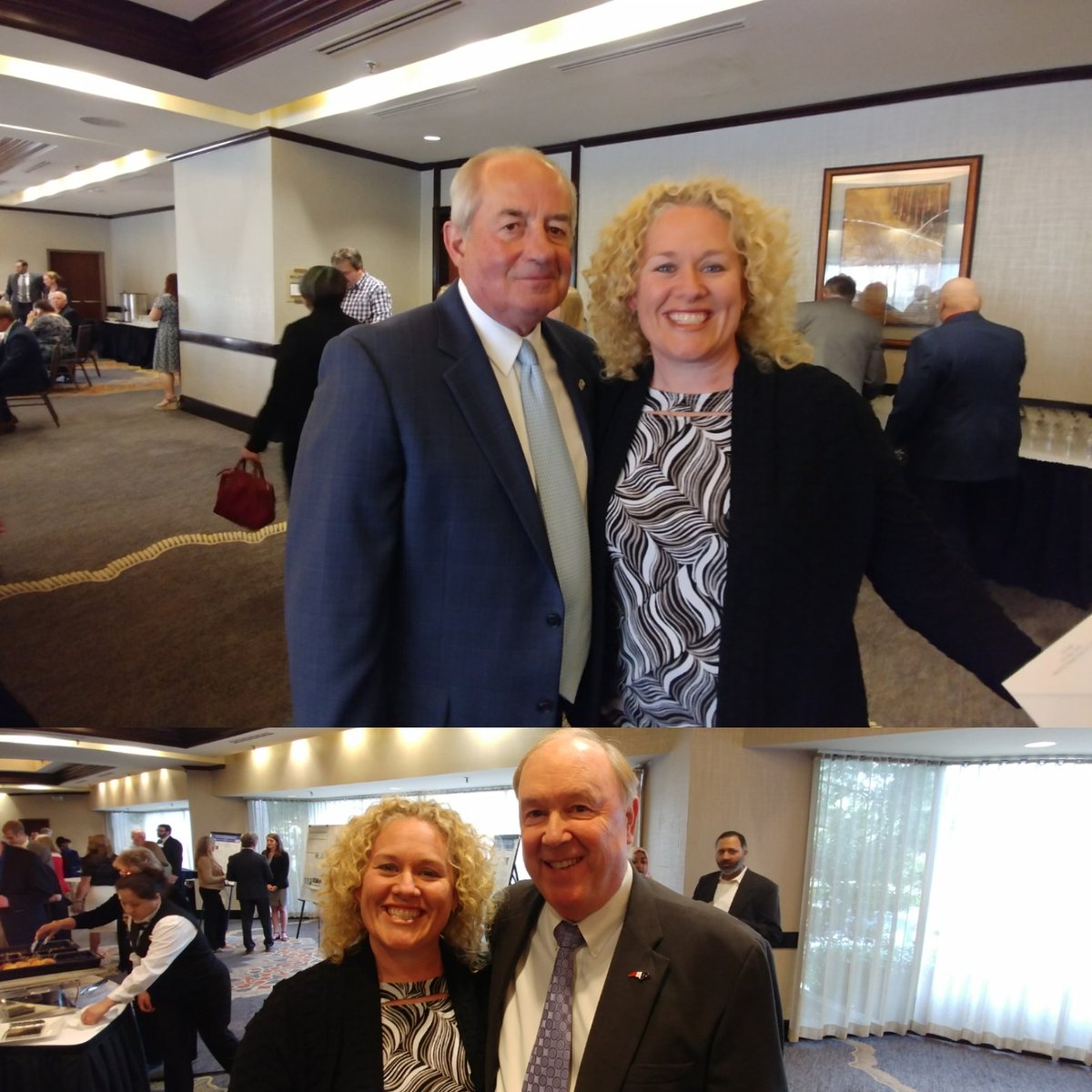 Great to see Dr. Heather Mullins, Newton Conover City Schools and a Dr. Sam Houston Leadership Award winner at the Celebration of Science, Mathematics and Technology Education #ncstem2018 #LeadershipMatters #NCSupers