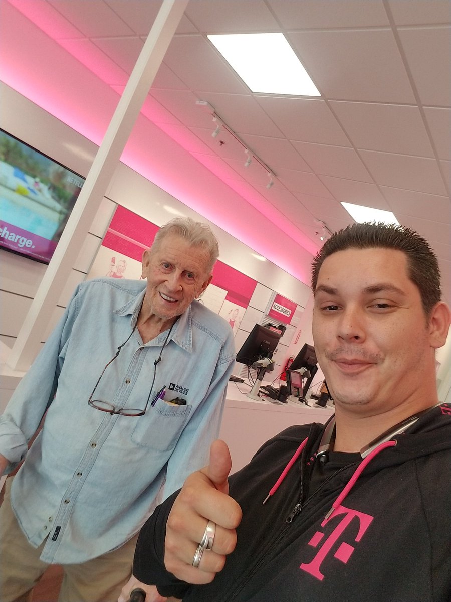 Thank you John for your service in WWII and for coming in today! 90 years old and still full of life! <a href="/MobileOneLLC/">MobileOneLLC</a>